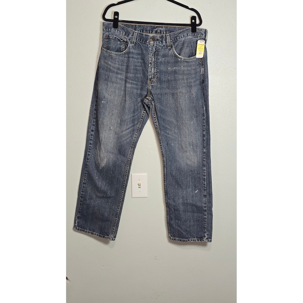 Levis 559 Relaxed Straight Jeans Mens 36x30 Blue Medium Wash Denim 00559-2765